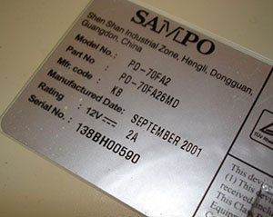TFT Sampo - 01 - Typenschild.JPG